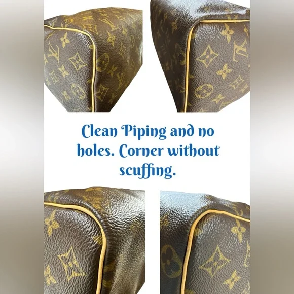 134 Louis Vuitton Speedy Monogram Size 25 - Picture 7 of 12